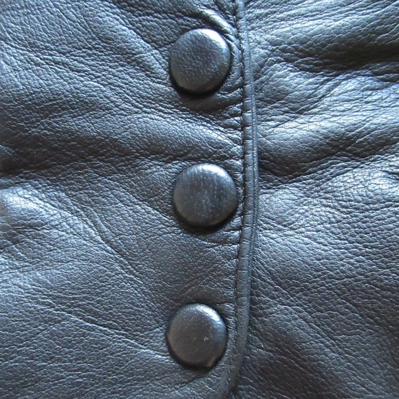 Kenneth Cole New York Ladies Black Leather Gloves - Picture 2 of 8